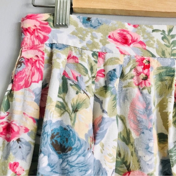 Vintage floral skirt - Picture 4 of 9